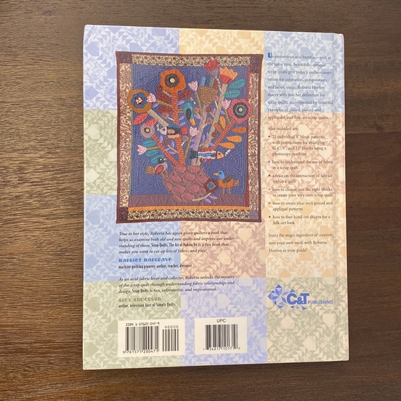 Scrap Quilts: The Art of Making Do by Roberta Horton (hardcover), Vintage 1998 - Picture 8 of 9